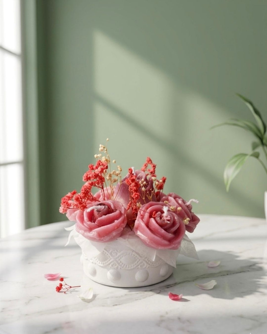 Candle Bouquet – A Gift of Warmth & Love